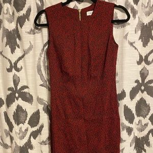 Calvin Klein Red Sheath Dress